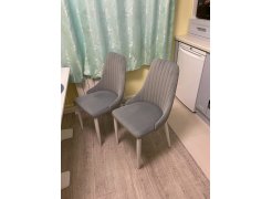 Стул на металлокаркасе Kora gray / black фото покупателя 266