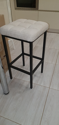 Барный стул Лофт линкольн белый / белый матовый фото покупателя 170