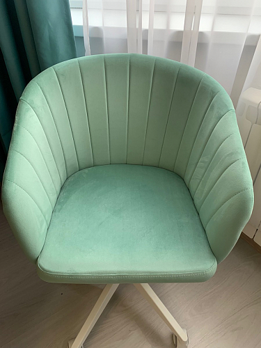 Компьютерное кресло Тибо confetti chocolate / белый фото покупателя 170