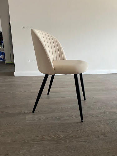 Стул на металлокаркасе Gabi gray / black фото покупателя 342