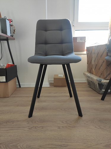 Стул на металлокаркасе Чилли бежевый / белый каркас фото покупателя 1343