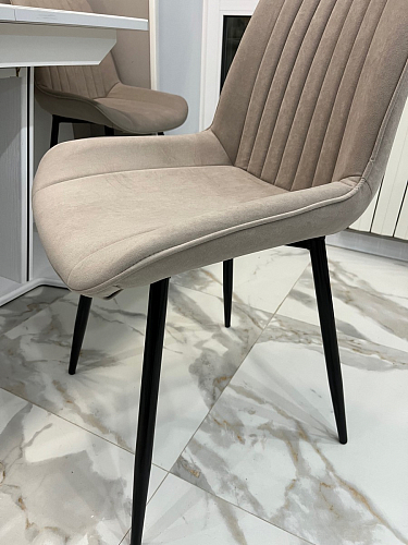 Комплект стульев Вейв 4 шт светло-серый / черный фото покупателя 197