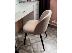 Стул на металлокаркасе Gabi 1 gray / black фото покупателя 678