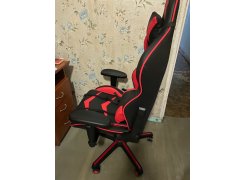 Компьютерное кресло Racer черное / голубое фото покупателя 180