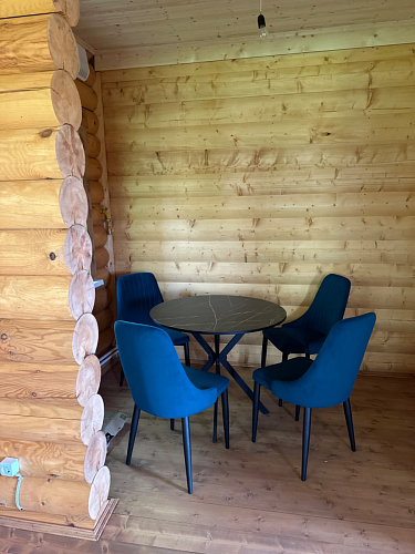 Стул на металлокаркасе Kora beige / black фото покупателя 415