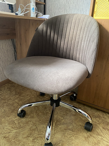 Компьютерное кресло Melody молочное фото покупателя 2