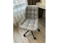 Компьютерное кресло Честер темно-серый / золото - Уцененный экземпляр фото покупателя 60