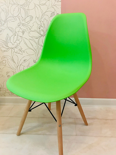 Пластиковый стул Eames PC-015 желтый фото покупателя 133