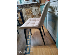 Стул на металлокаркасе Челси светло-серый / черный каркас фото покупателя 259