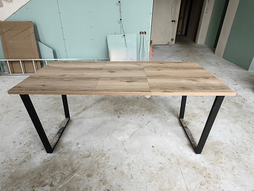 Деревянный стол Лота Лофт 120х75 белый матовый / дуб крафт золотой фото покупателя 298