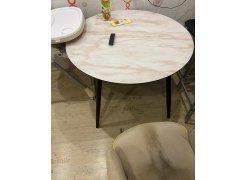 Стеклянный стол Анселм белый фото покупателя 23