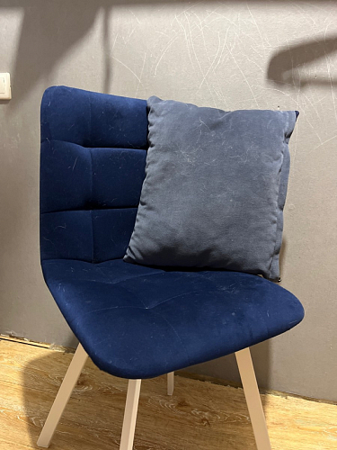 Стул на металлокаркасе Чилли зеленый / черный фото покупателя 1467