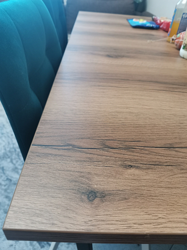 Стол Лота Лофт 140 25 мм черный матовый / бетон фото покупателя 256