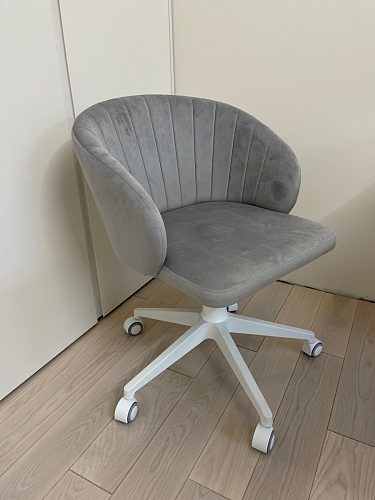 Компьютерное кресло Пард экокожа белый фото покупателя 160