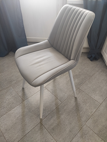 Стул на металлокаркасе Седа К кирпичный / черный фото покупателя 67