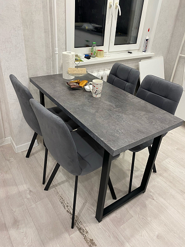 Комплект стульев Чилли 2 шт бежевый / черный фото покупателя 1047