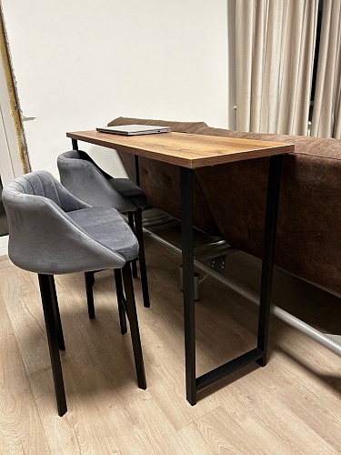 Барная стойка Дилан Лофт 120х60х110 бетон фото покупателя 139