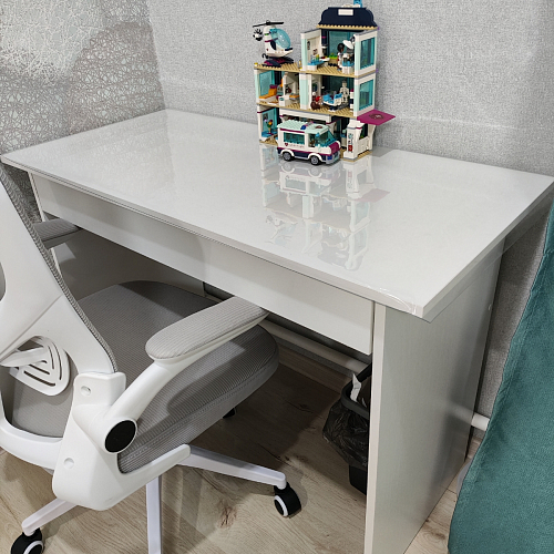 Компьютерное кресло Konfi light gray / blue / white фото покупателя 250