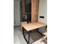 Стол Лота Лофт 120 25 мм сабия / черный матовый фото покупателя 763