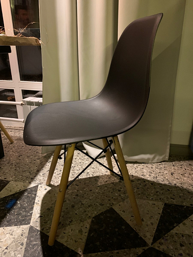 Пластиковый стул Eames PC-015 желтый фото покупателя 139