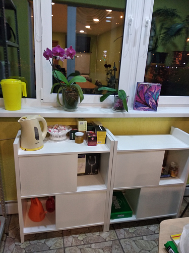 Стеллаж с дверцами 152 см венге фото покупателя 2