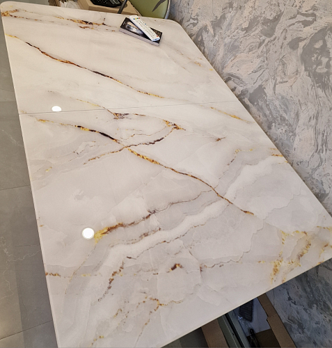 Стол на тумбе Бугун обсидиан / черный фото покупателя 27