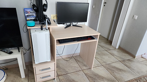 Компьютерный стол Джаз-24 левый венге фото покупателя 15