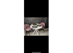 Стул на металлокаркасе Gabi 1 light purple / black фото покупателя 700