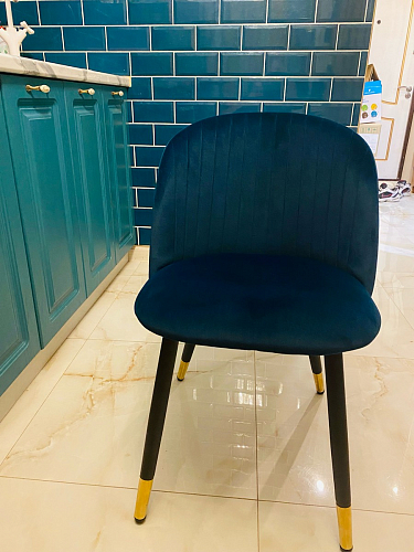 Стул на металлокаркасе Gabi latte / gold / black фото покупателя 469