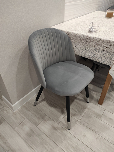 Стул на металлокаркасе Gabi latte / gold / black фото покупателя 154