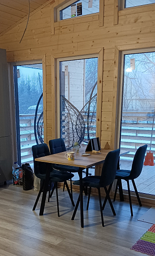 Стул на металлокаркасе Чилли К кирпичный / черный фото покупателя 254