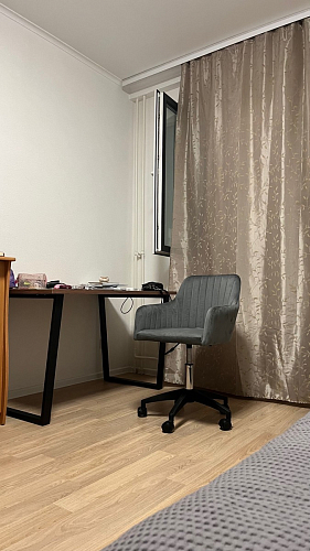 Деревянный стол Лота Лофт 120х75 белый матовый / дуб крафт золотой фото покупателя 784