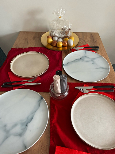 Деревянный стол Лота Лофт 120х75 белый матовый / дуб крафт золотой фото покупателя 847