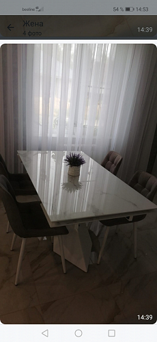 Керамический стол Хасселвуд 160(220)х90х77 baolai / черный фото покупателя 9