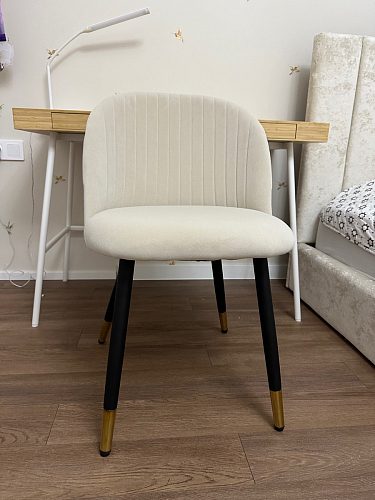 Стул на металлокаркасе Gabi 1 dark gray / black фото покупателя 256