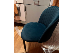 Стул на металлокаркасе Gabi 1 light blue / black фото покупателя 58