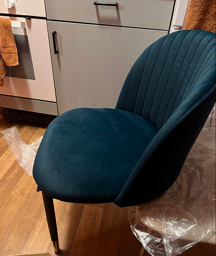 Стул на металлокаркасе Gabi 1 light purple / black фото покупателя 930