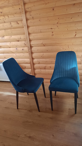 Стул на металлокаркасе Kora black / gray фото покупателя 317