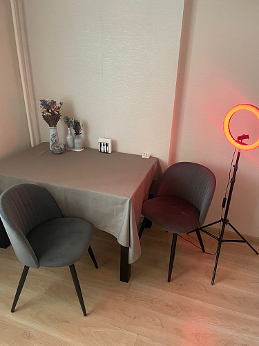 Стул на металлокаркасе Gabi gray / black фото покупателя 360