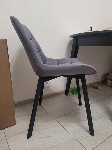 Стул на металлокаркасе Челси бирюзовый / черный фото покупателя 160