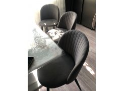 Стул на металлокаркасе Gabi 1 light purple / black фото покупателя 619