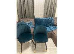 Стул на металлокаркасе Gabi gray / black фото покупателя 186