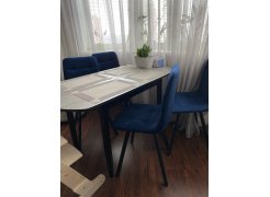 Стул на металлокаркасе Чилли розовый / черный каркас фото покупателя 123