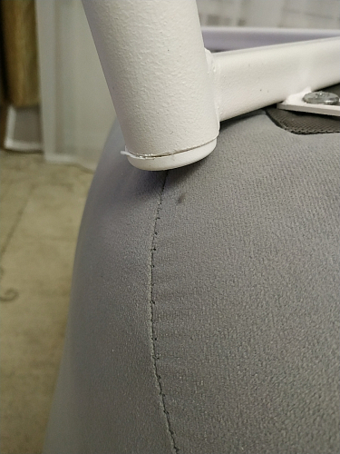 Стул на металлокаркасе Челси светло-серый / белый каркас фото покупателя 20