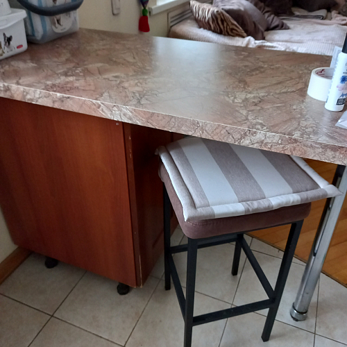 Барный стул Лофт линкольн белый / белый матовый фото покупателя 44