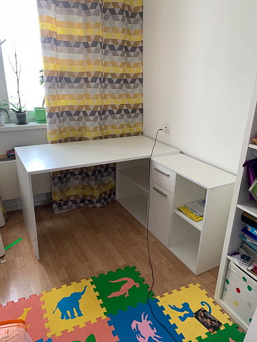 Письменный стол Лайт 03.245F белый гладкий 101 фото покупателя 6