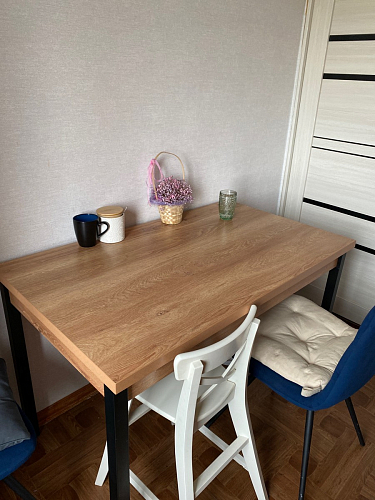 Стол Оригон файерстоун / черный матовый фото покупателя 18