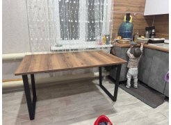 Стол Лота Лофт 120 25 мм сабия / черный матовый фото покупателя 781