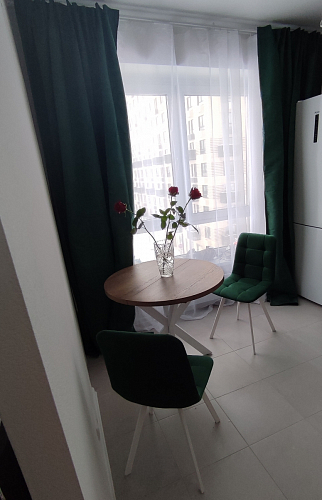 Стул на металлокаркасе Чилли К светло-серый велюр / черный каркас фото покупателя 1221