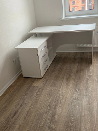 Компьютерный стол КСТ-109П правый дуб сонома / белый фото покупателя 109